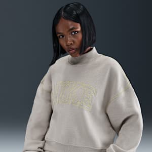 Nike Sportswear Phoenix Fleece Women's Mock-Neck Sweatshirt. Nike.com